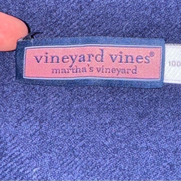 Vineyard Vines Martha’s Baby Alpaca Wool Blue Scarf - Picture 7 of 7